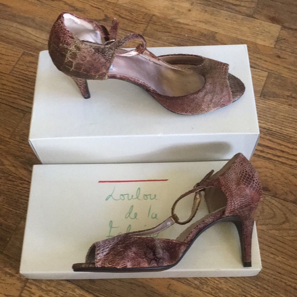 Lou Lou de la Falaise peep toe pumps - Picture 2 of 11
